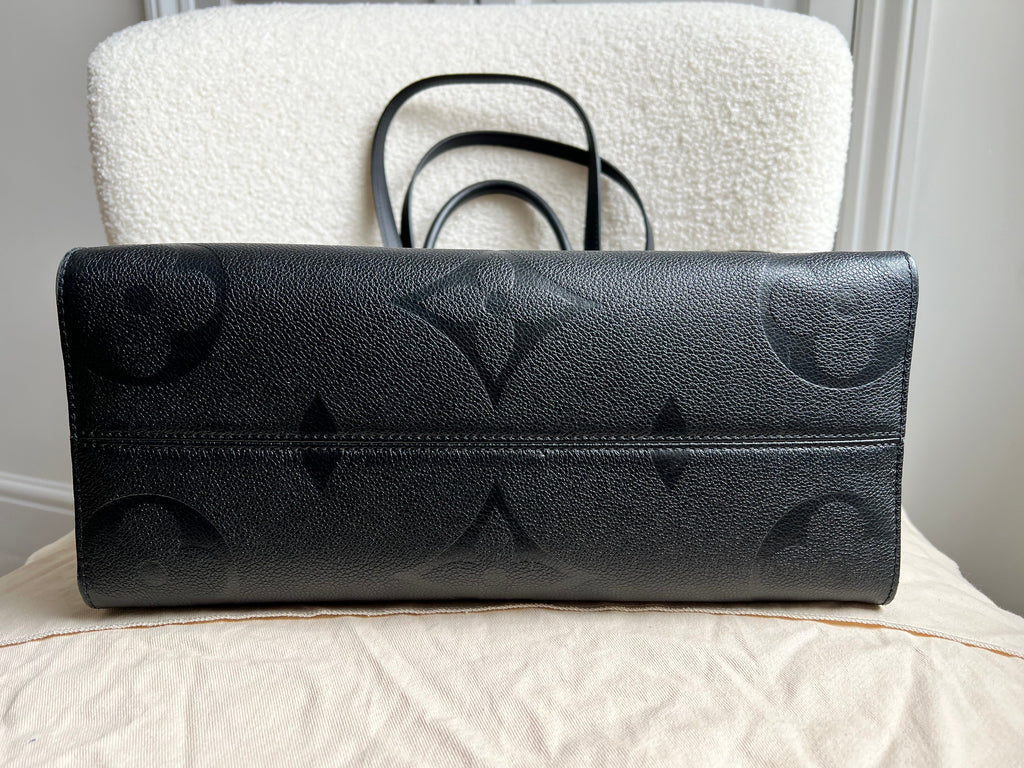 Louis Vuitton On the Go MM Black Empreinte (RRP £2,250)