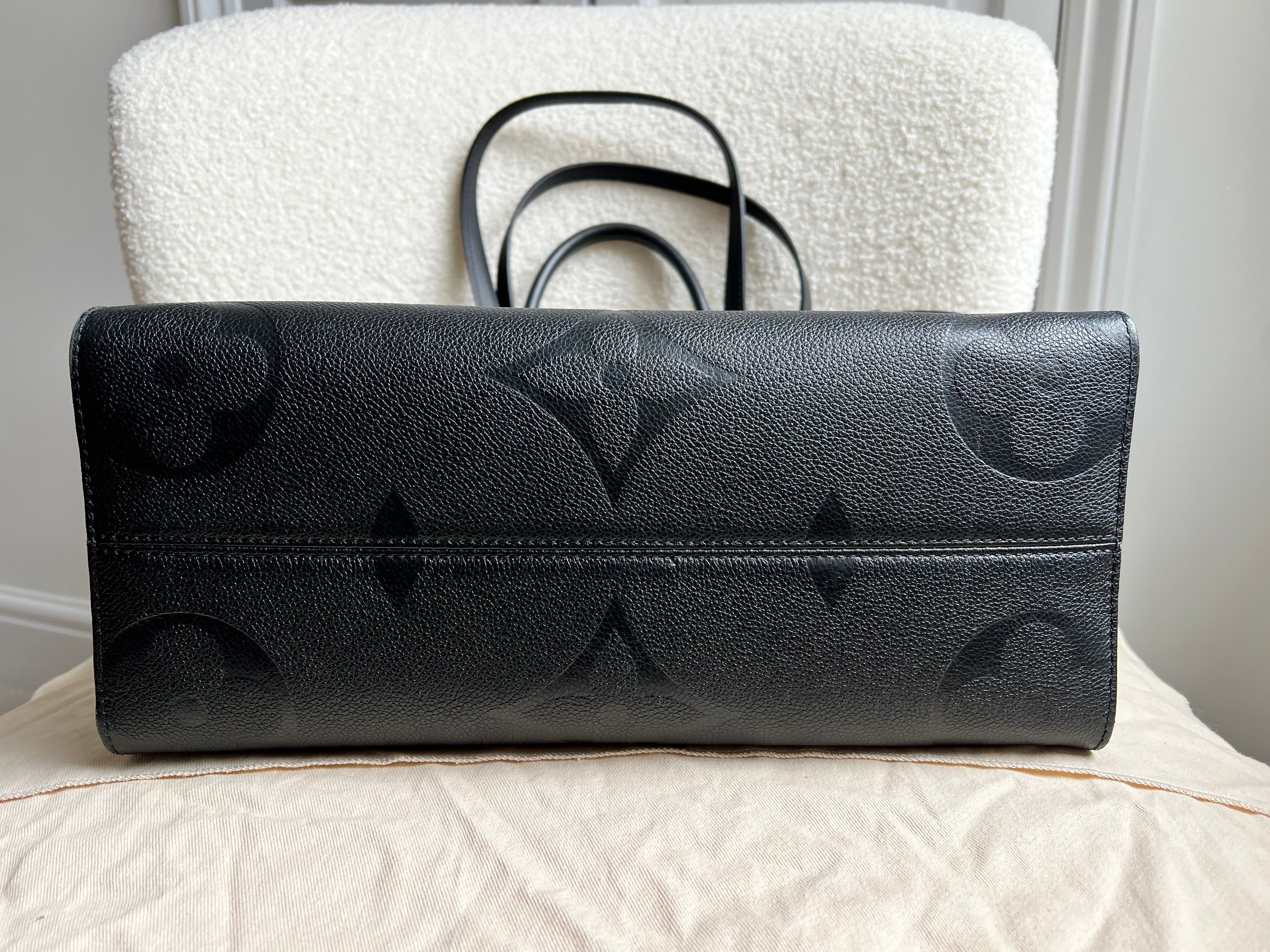 Louis Vuitton On the Go MM Black Empreinte (RRP £2,250)