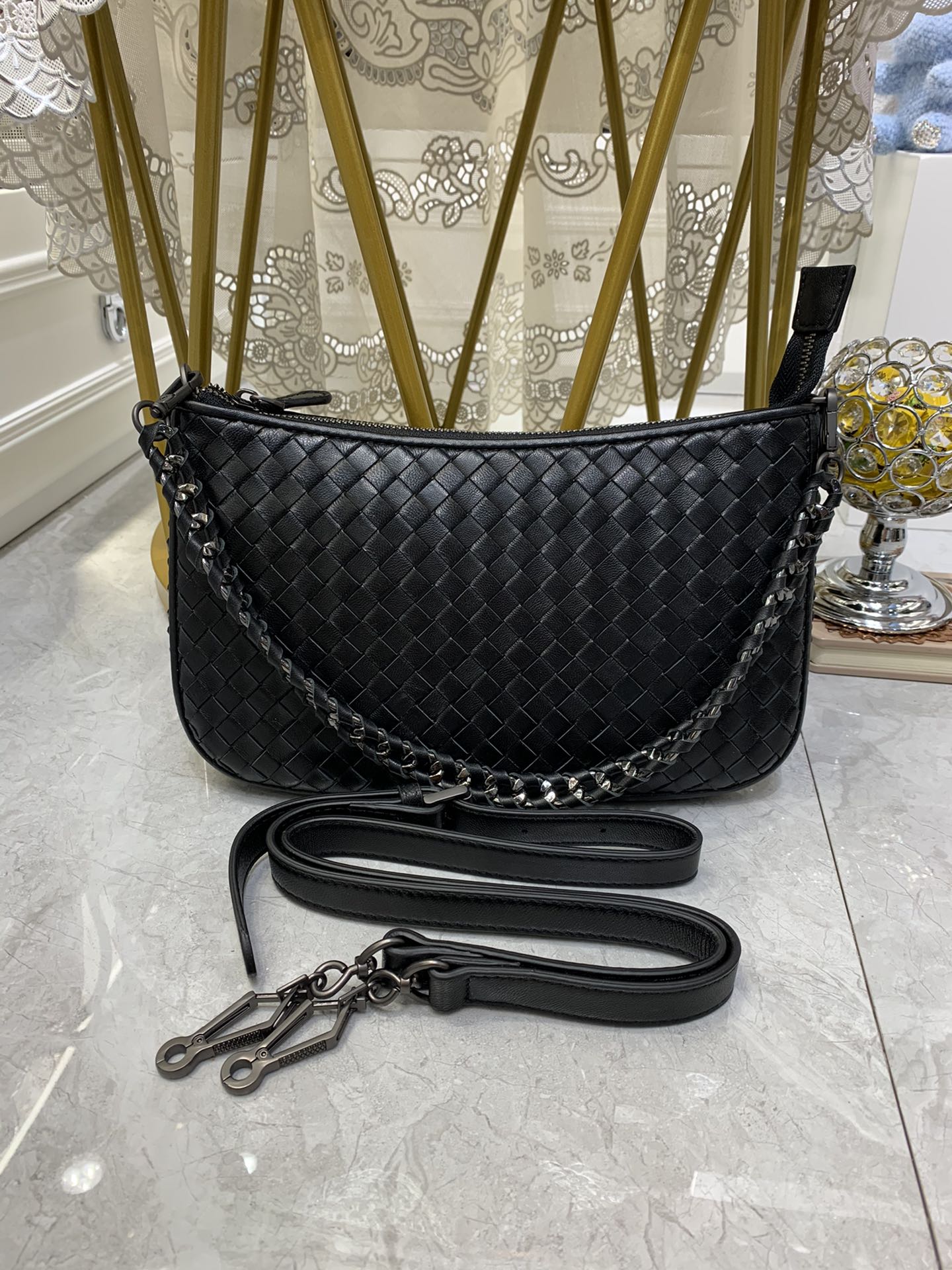 GLAMI Crossbody Bag Black, For Women, Bags 9.4in/24cm