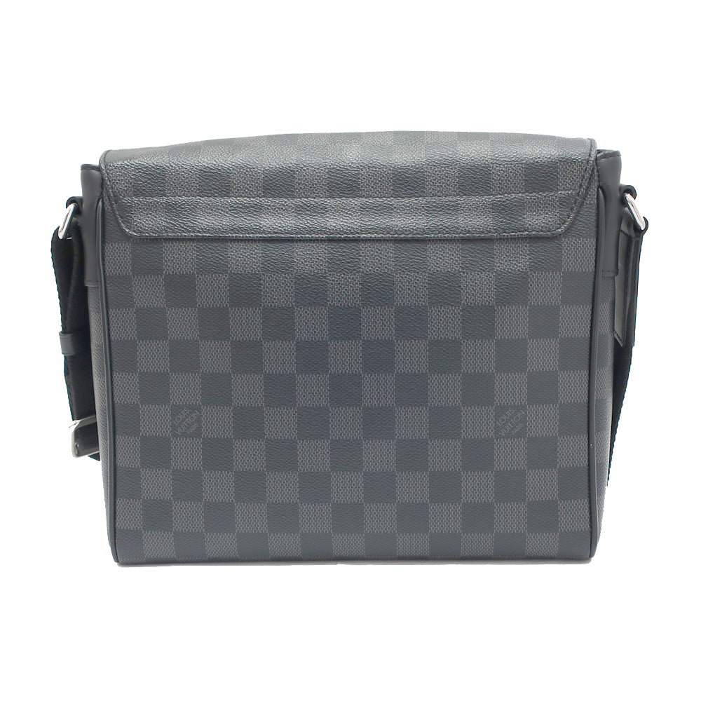 Louis Vuitton District PM NM Shoulder Bag N41028 Damier Graphite Silver  Mens  Preservation Bag