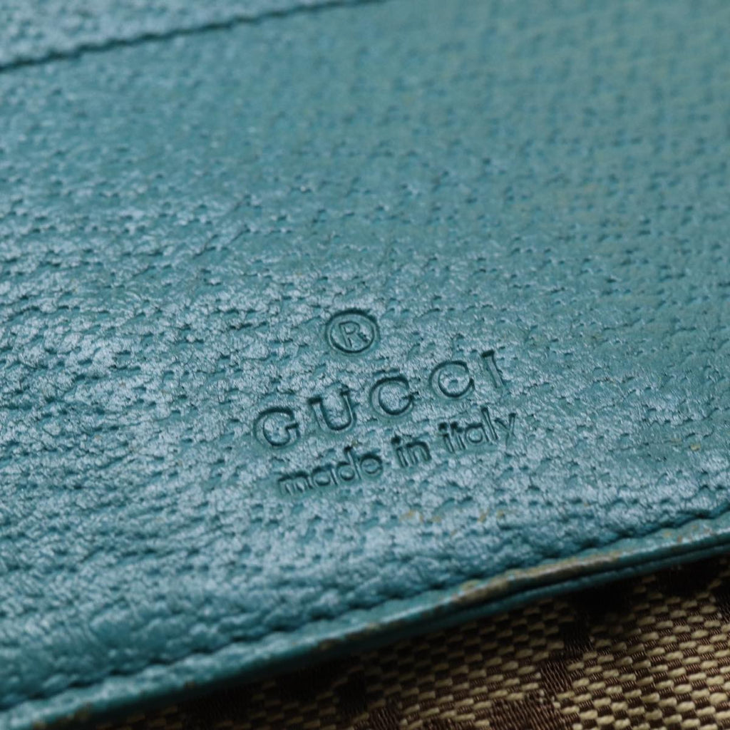 GUCCI GG Canvas Sherry Line Waist bag Beige Emerald Green 28566 0959 83220