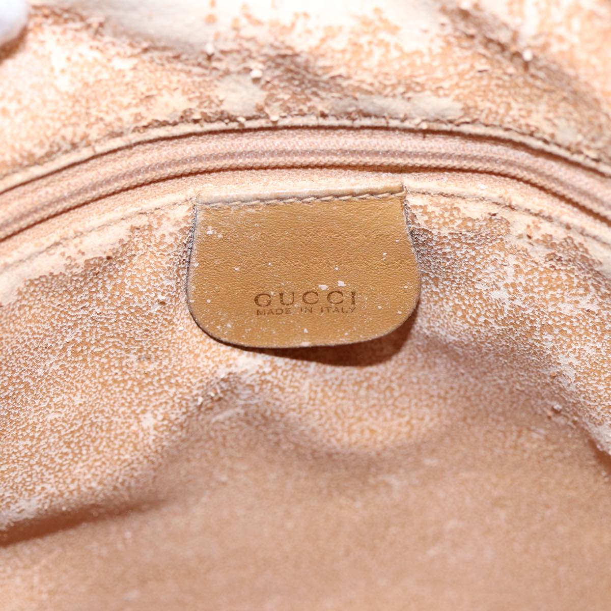 GUCCI GG Canvas Hand Bag Beige Brown 000 2854 0282 83346