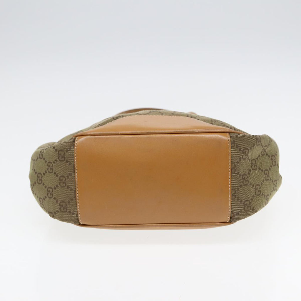 GUCCI GG Canvas Hand Bag Beige Brown 000 2854 0282 83346