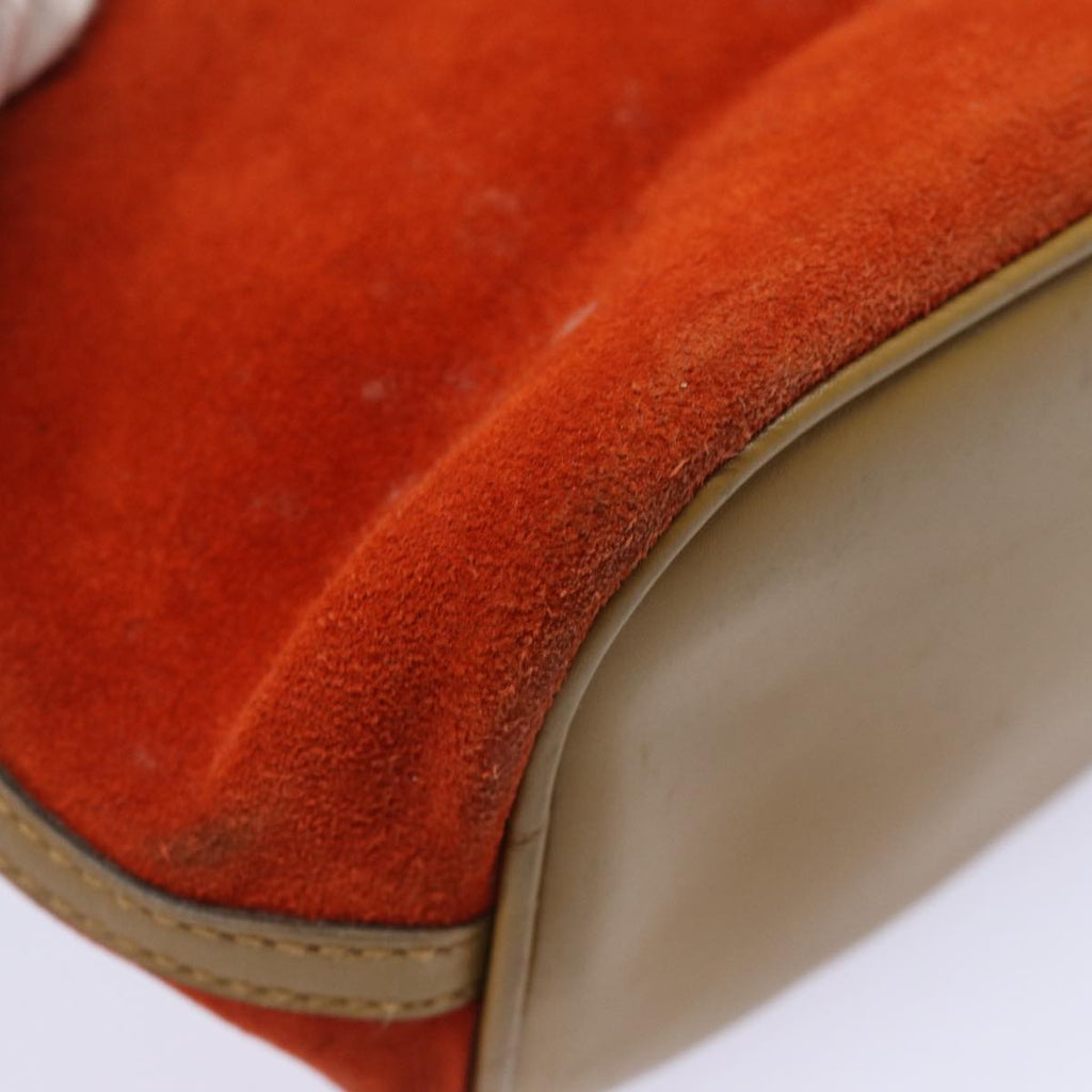 GUCCI Accessory Pouch Suede Orange 039 1103 83367