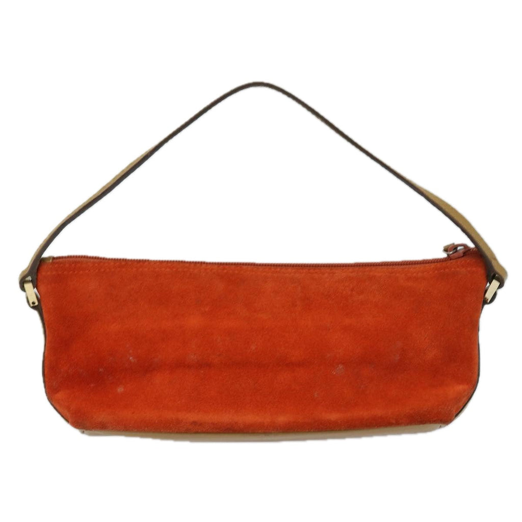 GUCCI Accessory Pouch Suede Orange 039 1103 83367