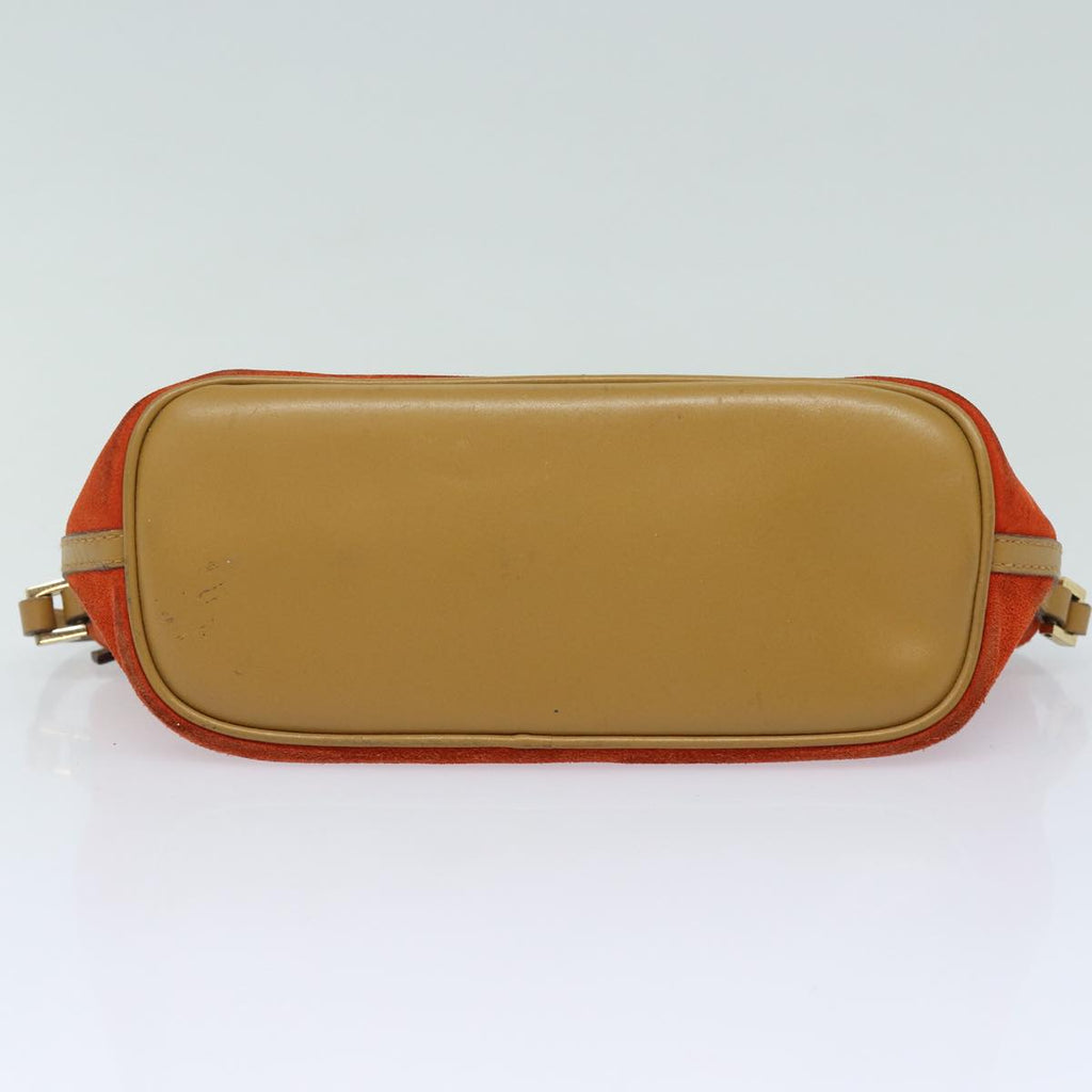 GUCCI Accessory Pouch Suede Orange 039 1103 83367