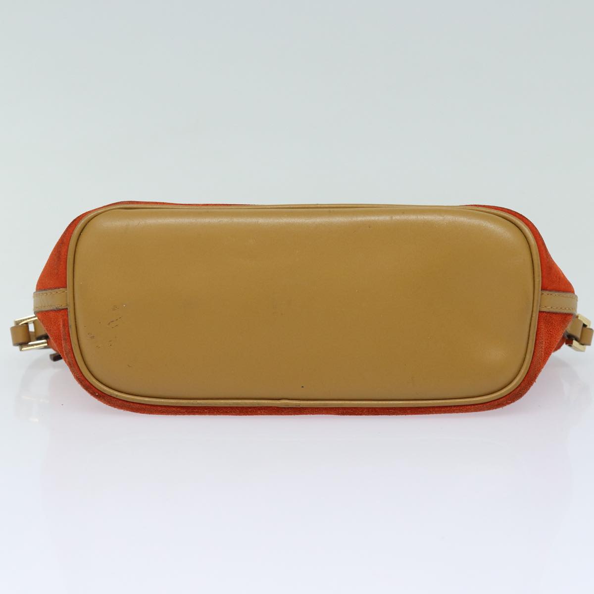 GUCCI Accessory Pouch Suede Orange 039 1103 83367