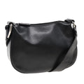 GUCCI Shoulder Bag Leather Black 83371