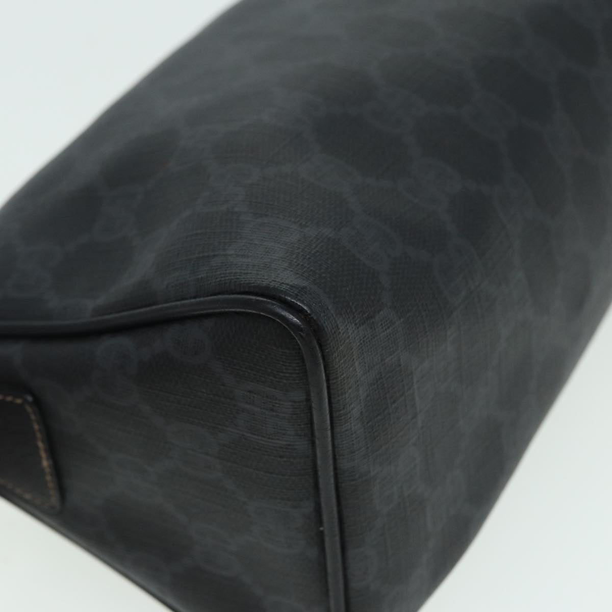 GUCCI GG Supreme Shoulder Bag PVC Black 156 02 086 83391