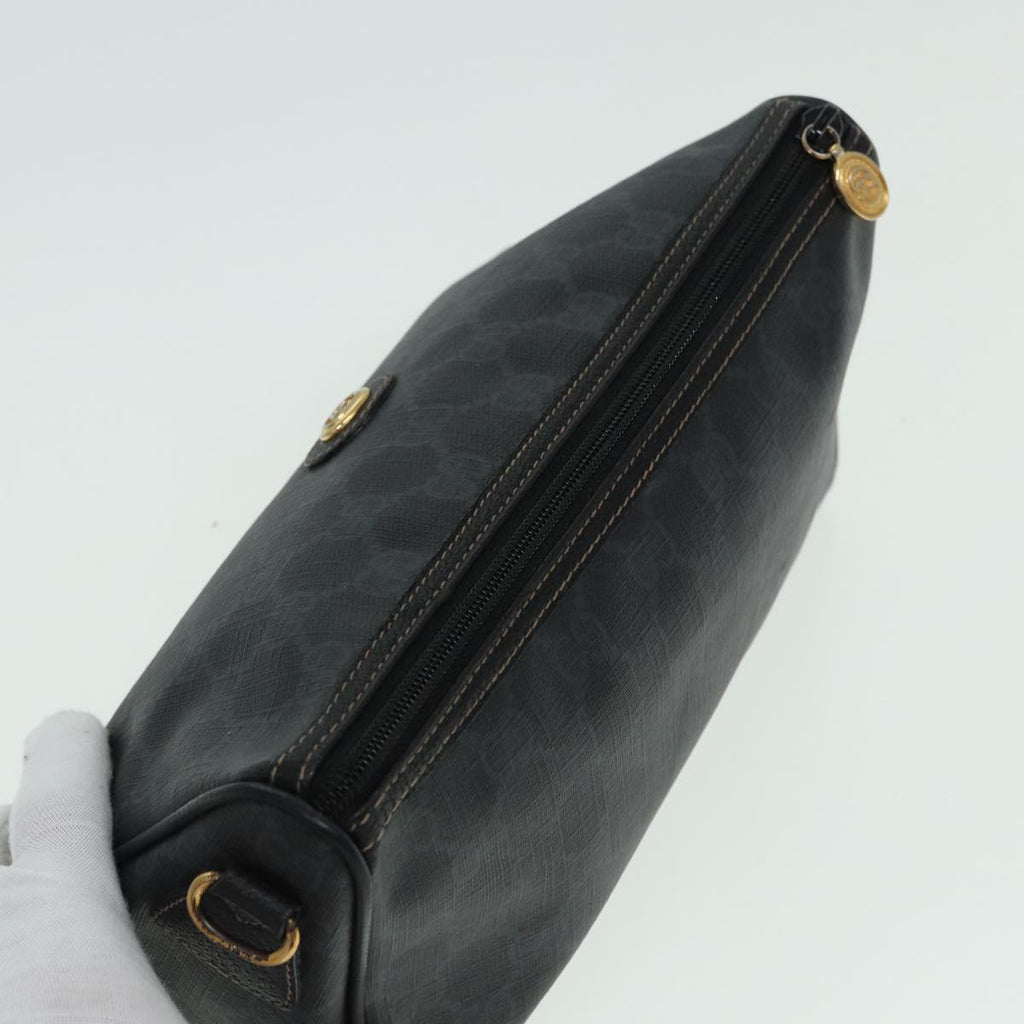 GUCCI GG Supreme Shoulder Bag PVC Black 156 02 086 83391