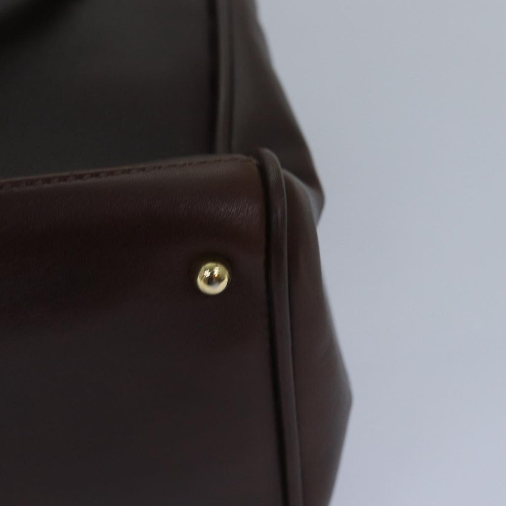 GUCCI Bamboo Hand Bag Leather Brown 000 122 0316 83411