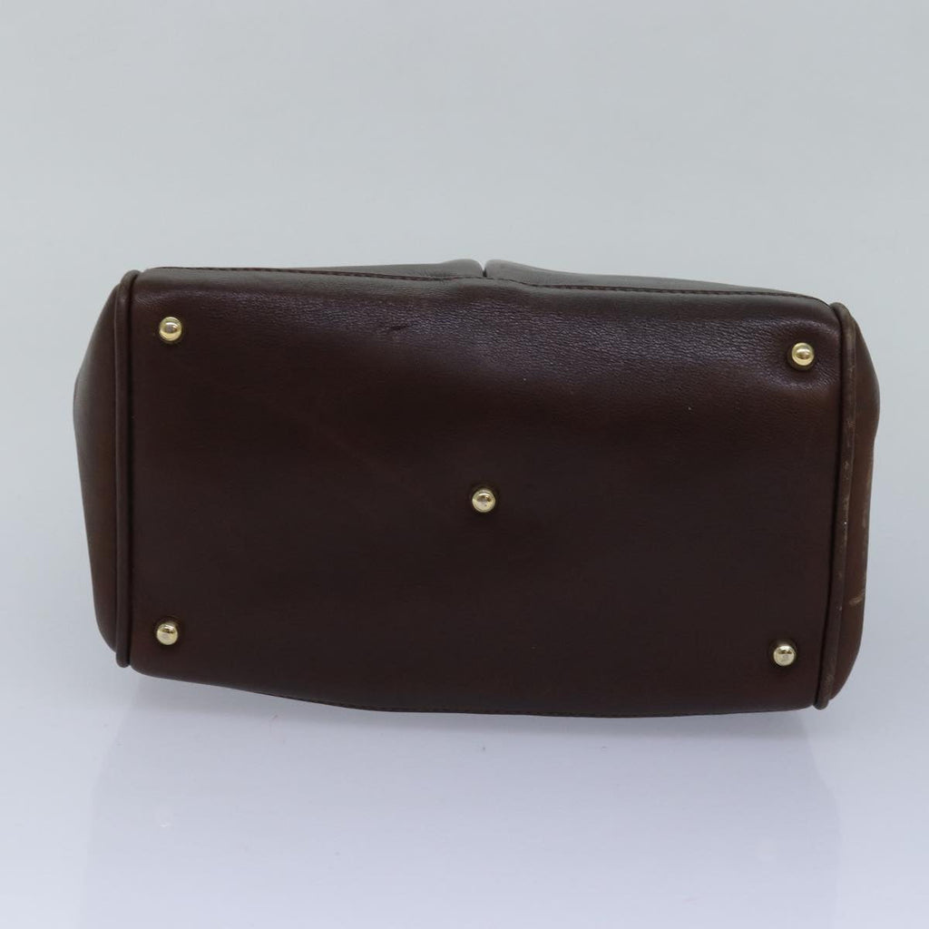 GUCCI Bamboo Hand Bag Leather Brown 000 122 0316 83411