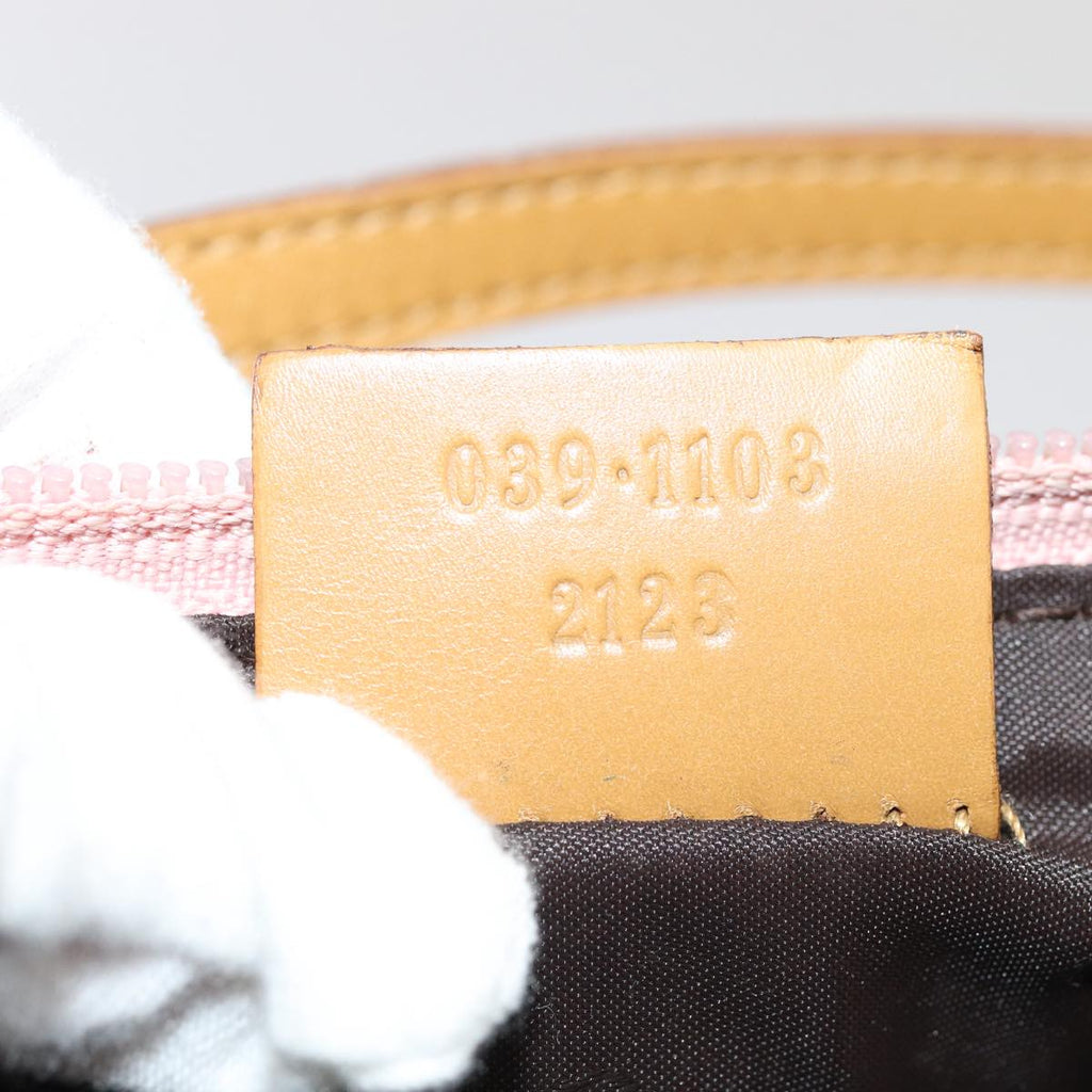 GUCCI Accessory Pouch Suede Pink 039 1103 2123 83424