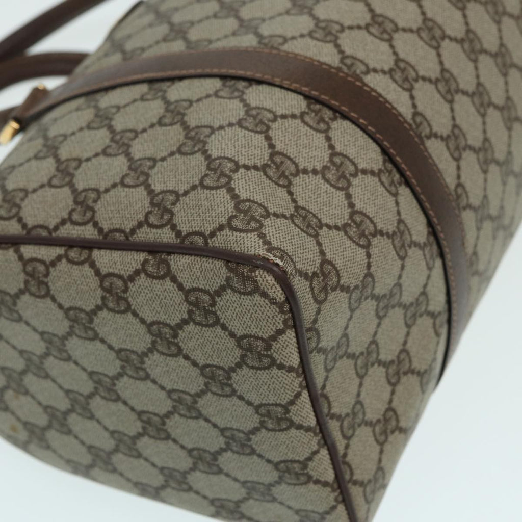 GUCCI GG Supreme Boston Bag PVC Beige 003 39 6842 3 83495