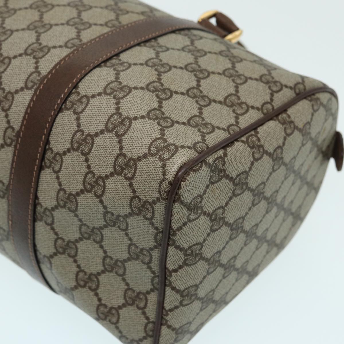 GUCCI GG Supreme Boston Bag PVC Beige 003 39 6842 3 83495