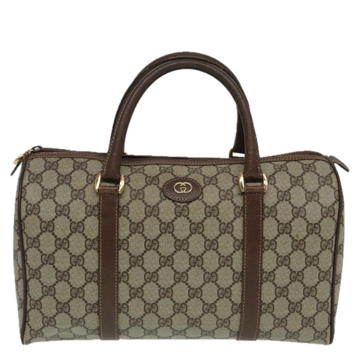 GUCCI GG Supreme Boston Bag PVC Beige 003 39 6842 3 83495