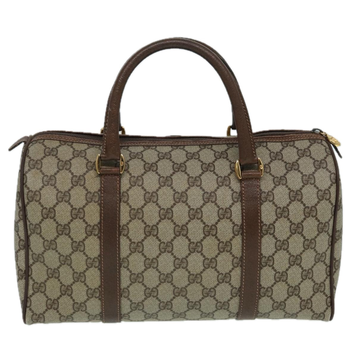 GUCCI GG Supreme Boston Bag PVC Beige 003 39 6842 3 83495