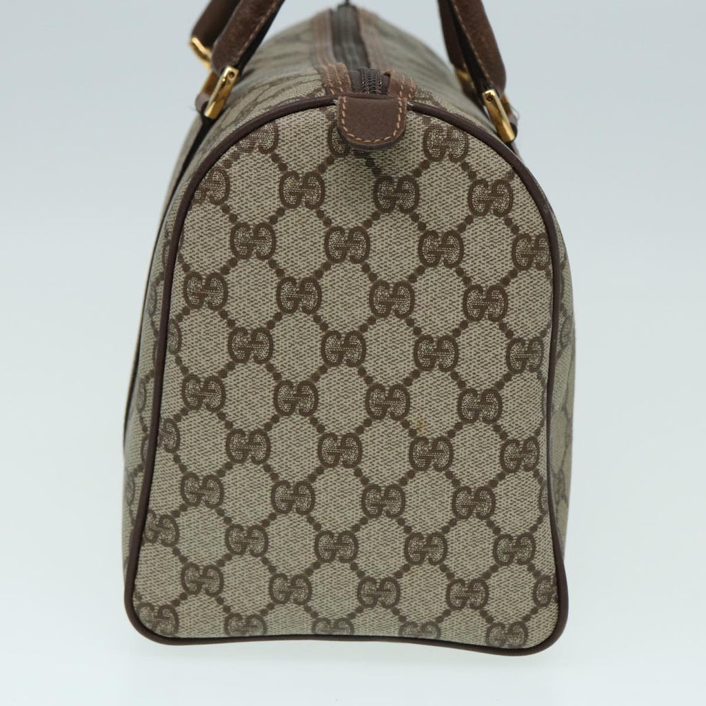 GUCCI GG Supreme Boston Bag PVC Beige 003 39 6842 3 83495
