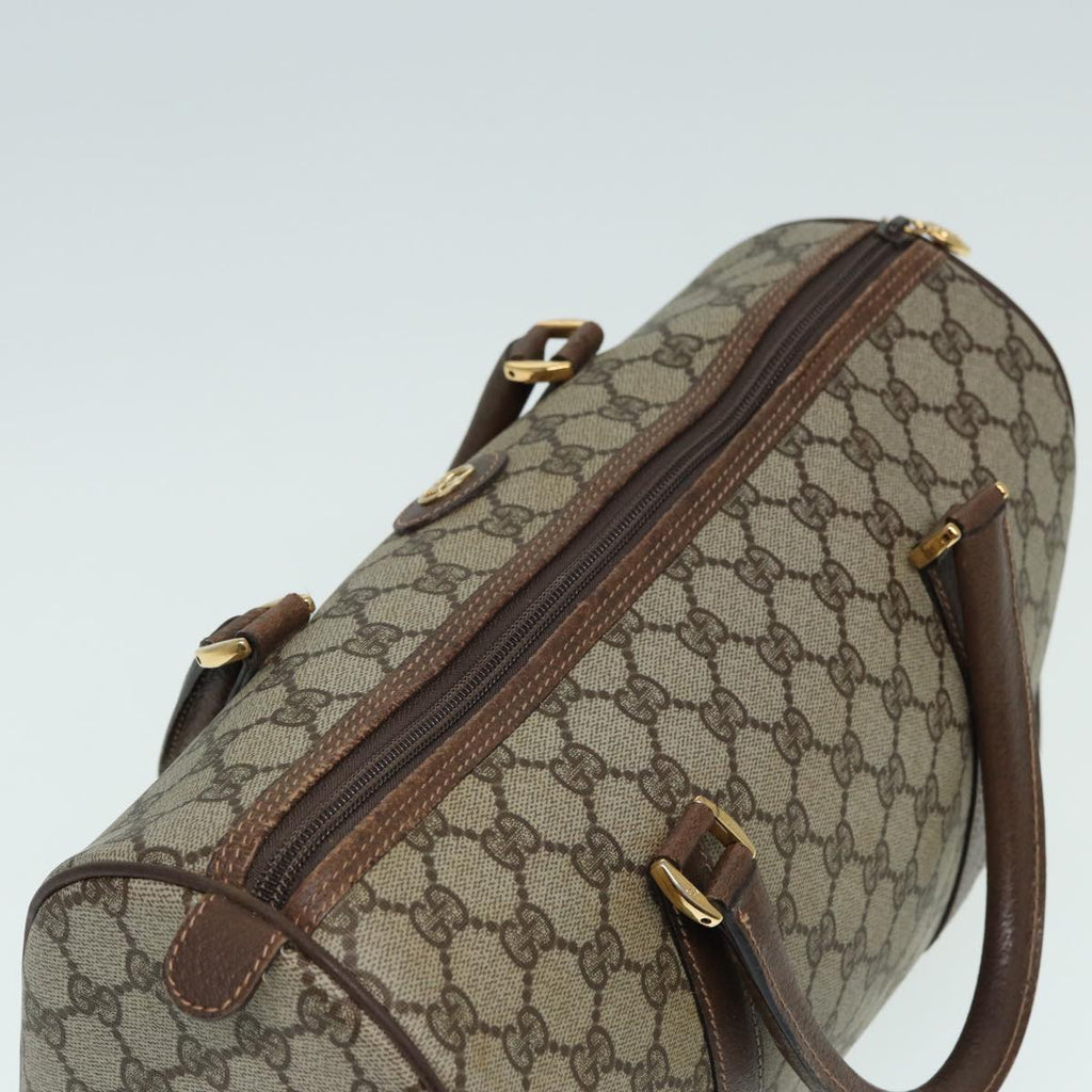 GUCCI GG Supreme Boston Bag PVC Beige 003 39 6842 3 83495