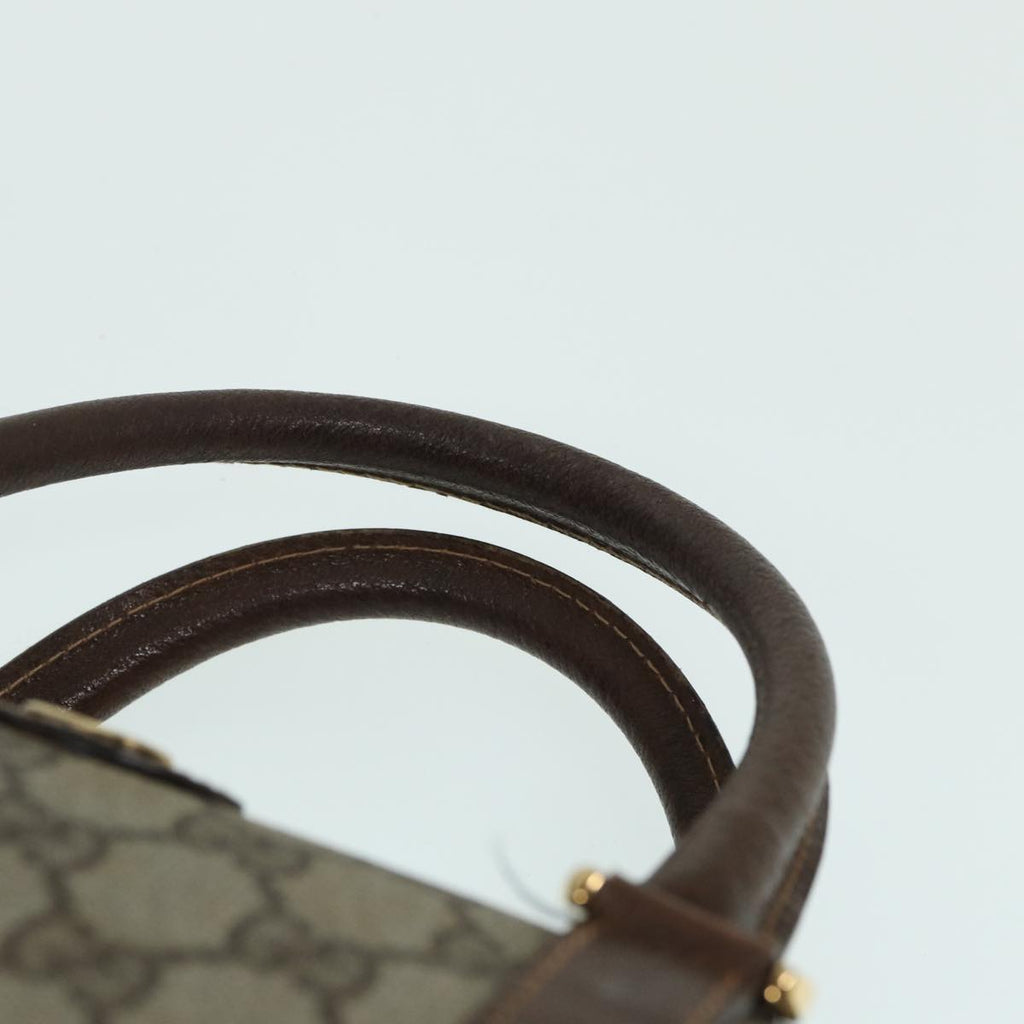 GUCCI GG Supreme Boston Bag PVC Beige 003 39 6842 3 83495