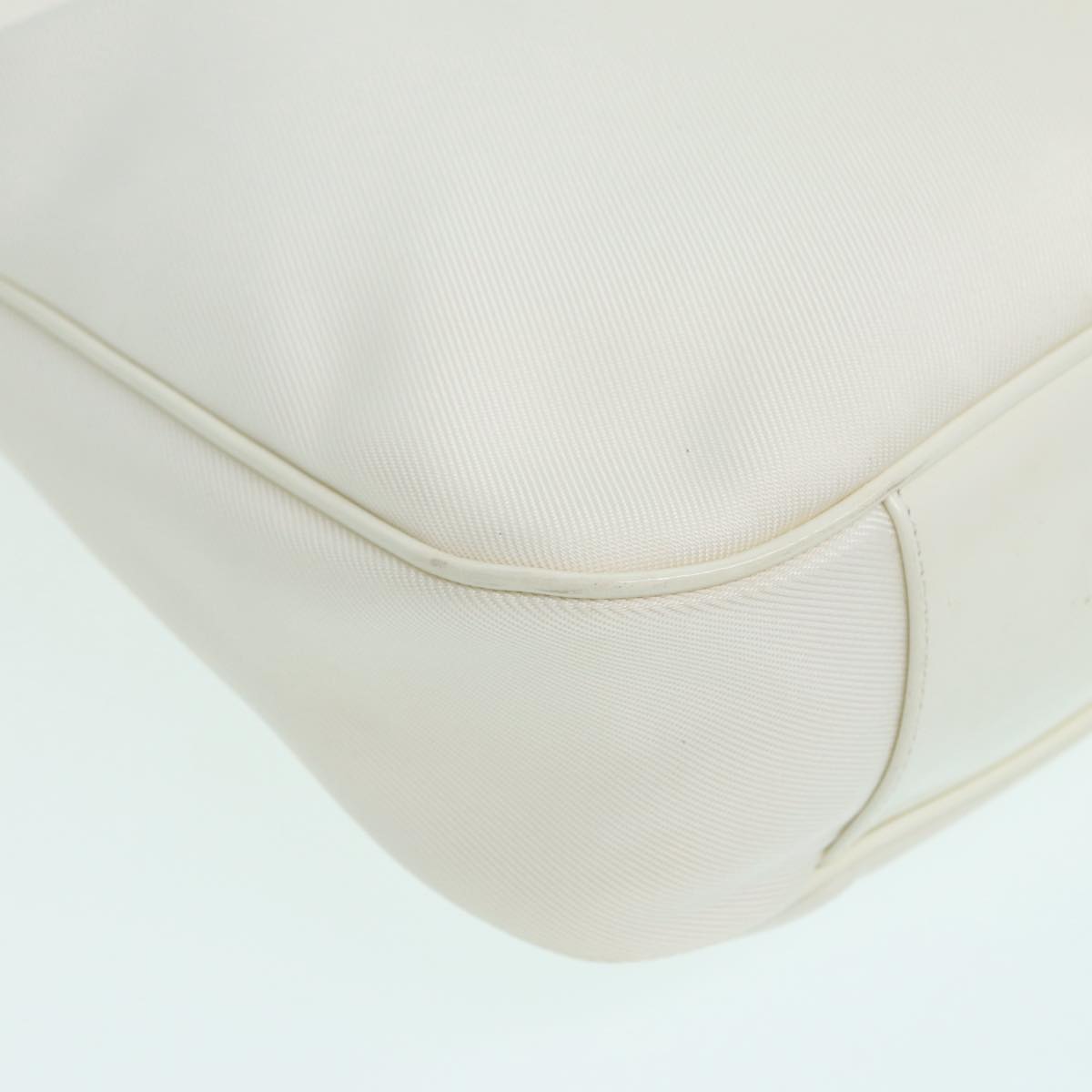 GUCCI Bamboo Hand Bag Canvas White 001 1705 1577 83496