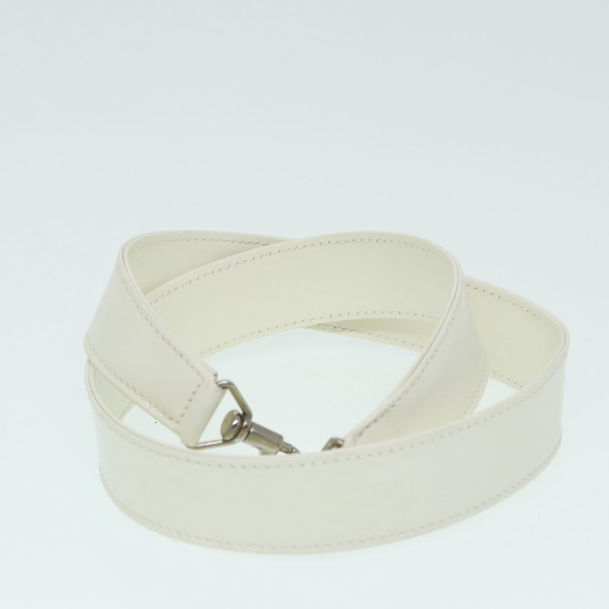 GUCCI Bamboo Hand Bag Canvas White 001 1705 1577 83496