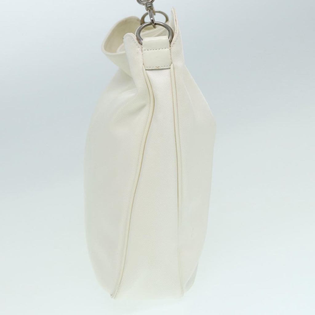 GUCCI Bamboo Hand Bag Canvas White 001 1705 1577 83496