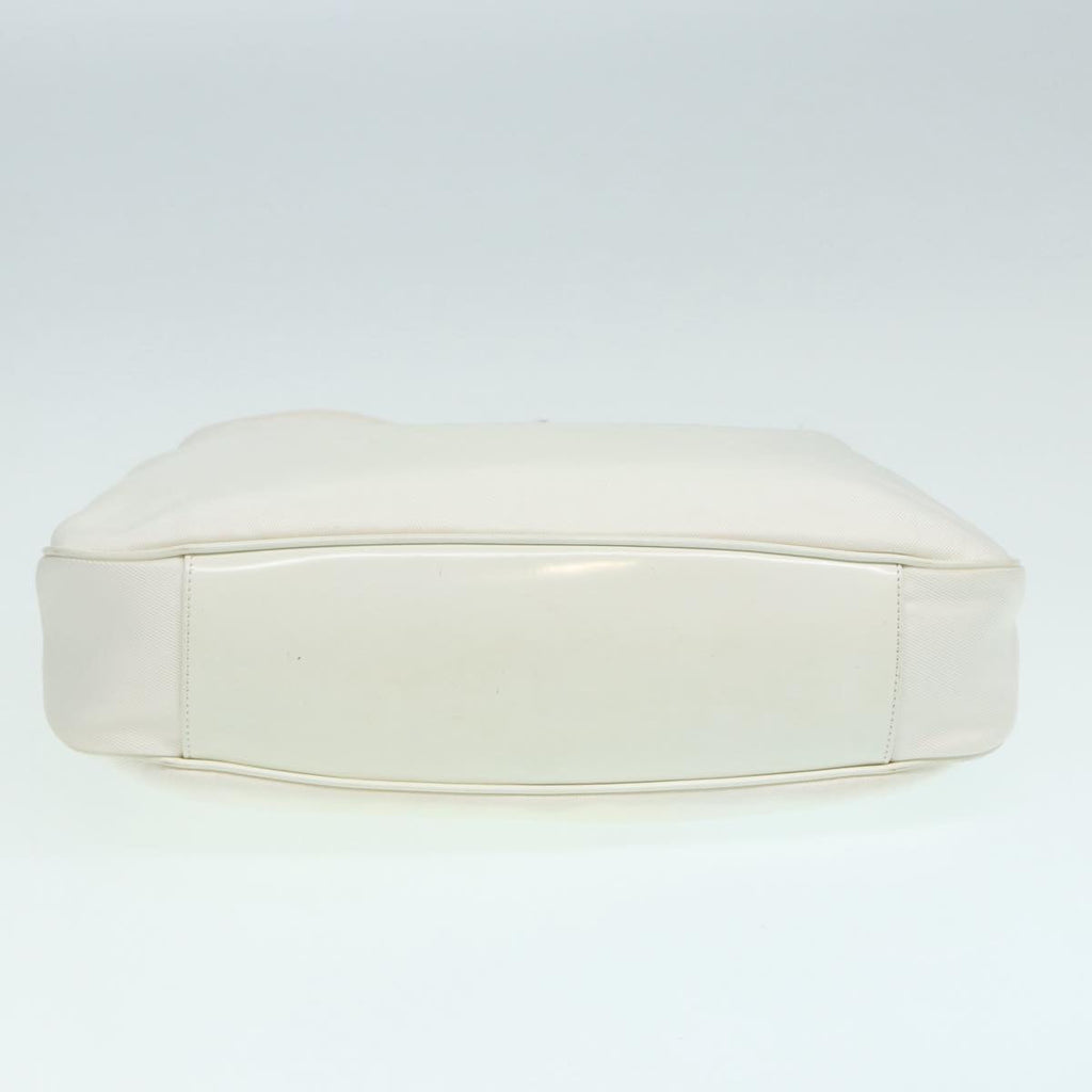 GUCCI Bamboo Hand Bag Canvas White 001 1705 1577 83496