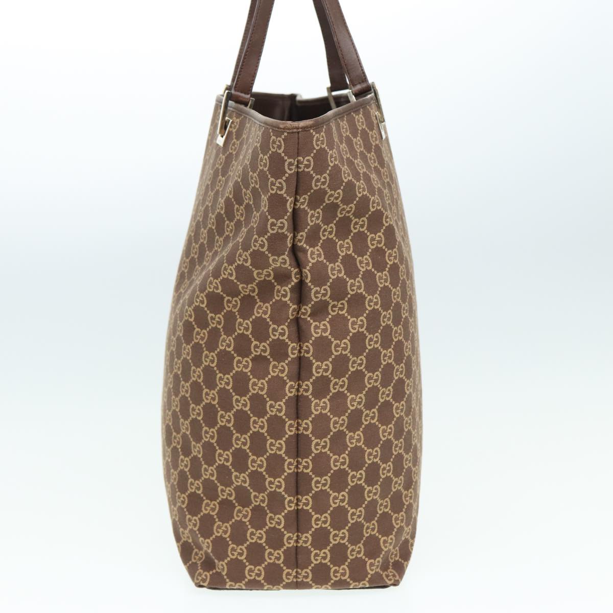 GUCCI GG Canvas Tote Bag Brown 83498