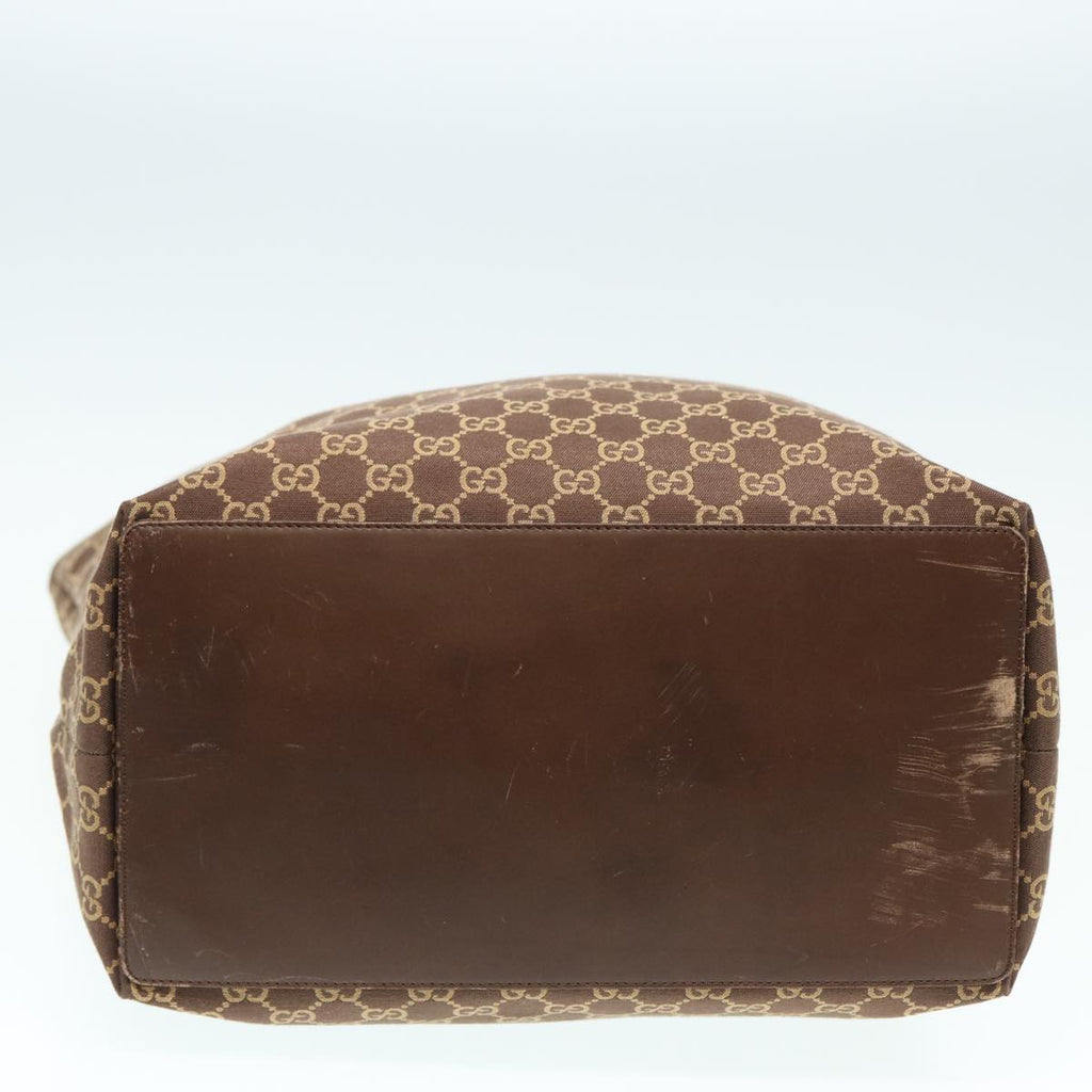 GUCCI GG Canvas Tote Bag Brown 83498