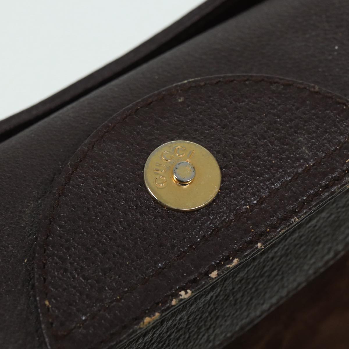GUCCI Bamboo Hand Bag Suede Brown 002 1186 026 83499