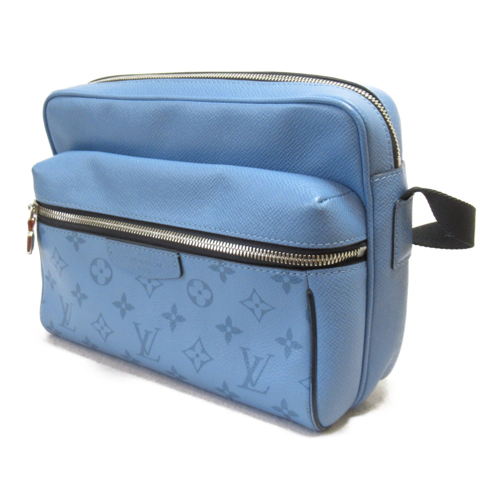 Louis Vuitton  Messenger Bag Bag PVC Coated Linen Taigaama   Blue M30749