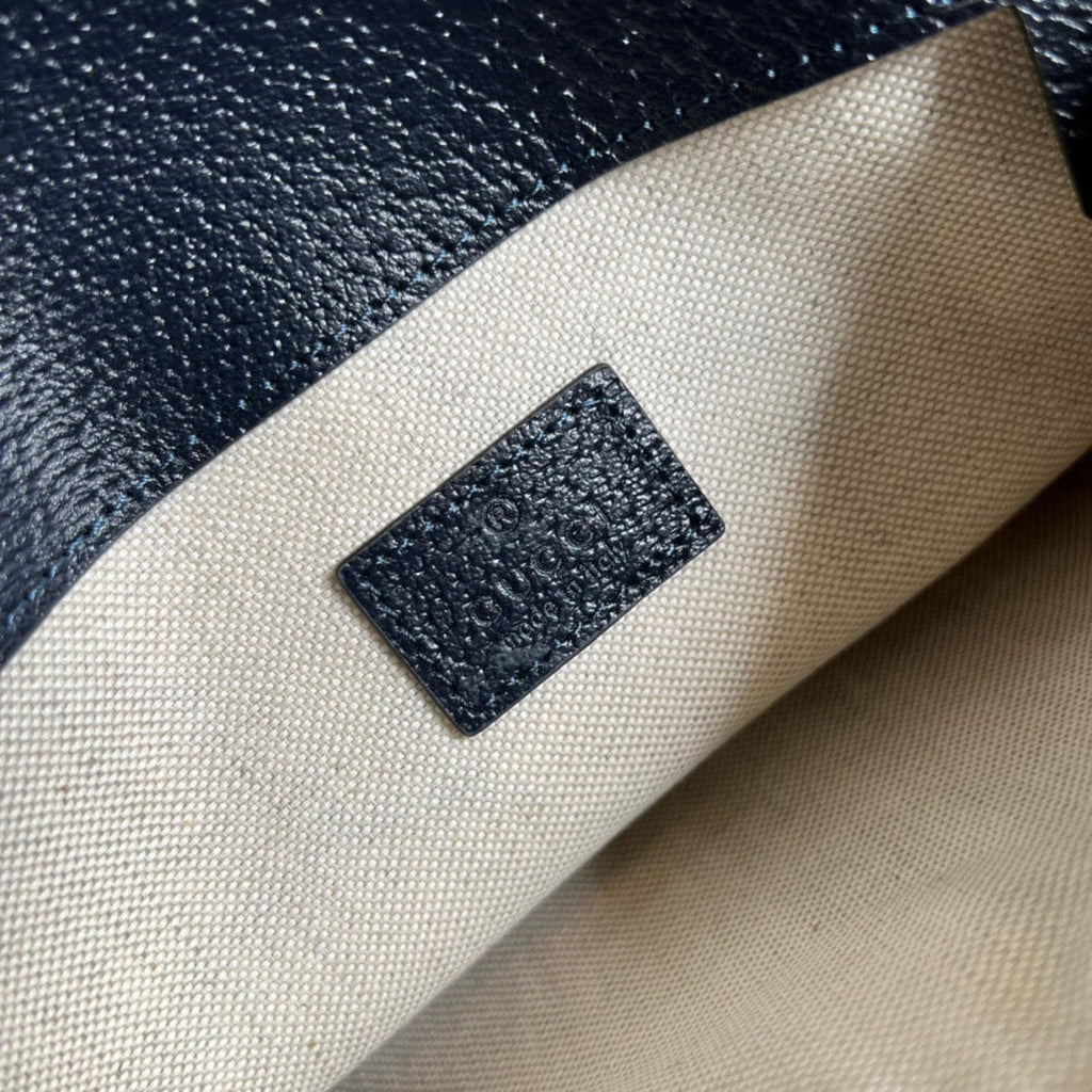 Glami OphiGLAMIa Belt Bag Beige And Blue Glami Supreme Canvas For MenÃ‚Â  8.7in/22cm Glami 674081 96IWN 4076
