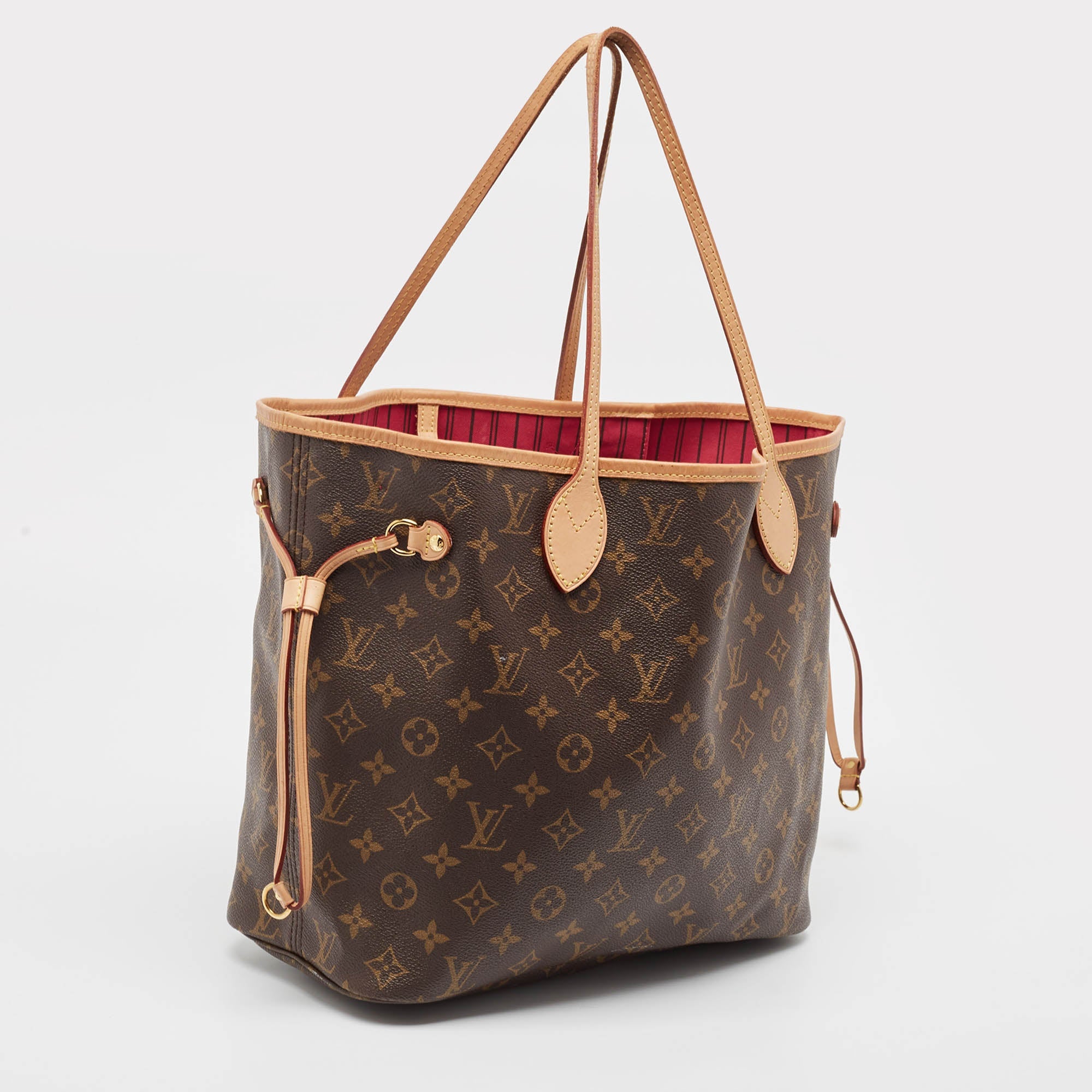 Louis Vuitton Monogram Canvas Neverfull Mm Bag..