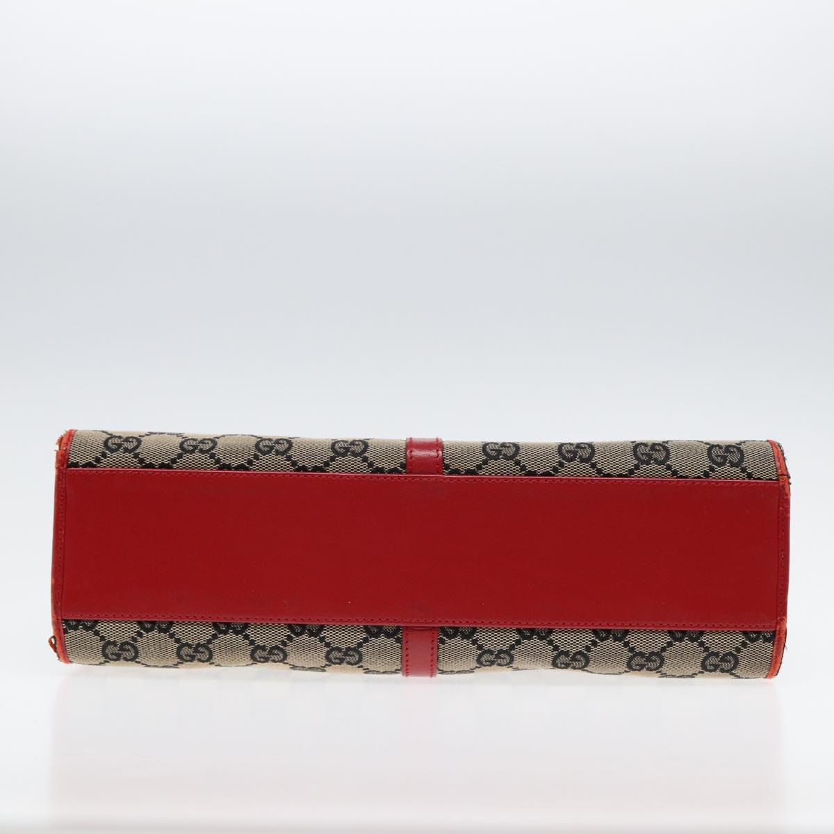 GUCCI GG Canvas Jackie Hand Bag Beige Red 002 1073 002122 83658