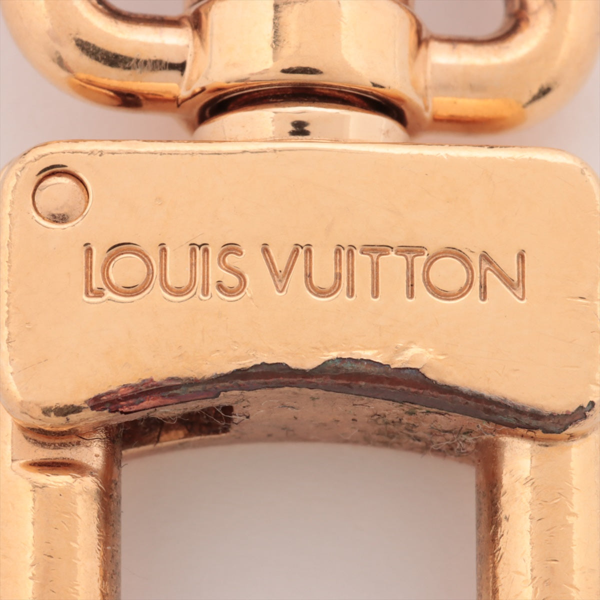 Louis Vuitton Porteokle Berry DI0230 Charm GP  Leather Black × G