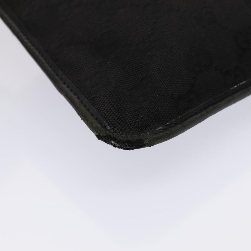 GUCCI GG Canvas Shoulder Bag Black 27639 200047 83704