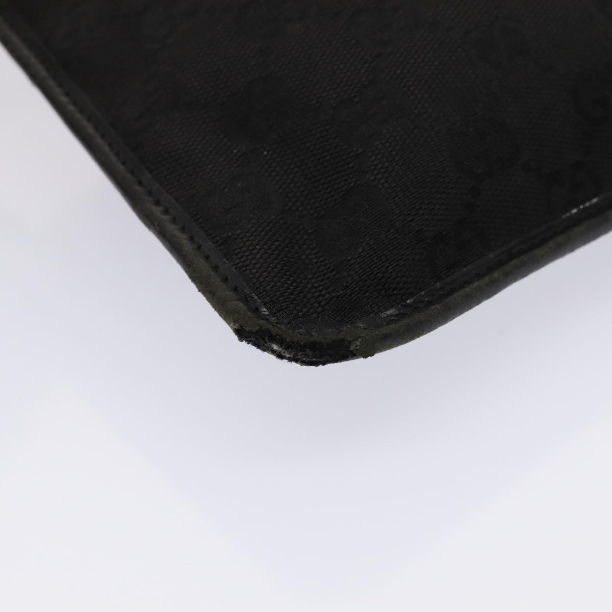 GUCCI GG Canvas Shoulder Bag Black 27639 200047 83704