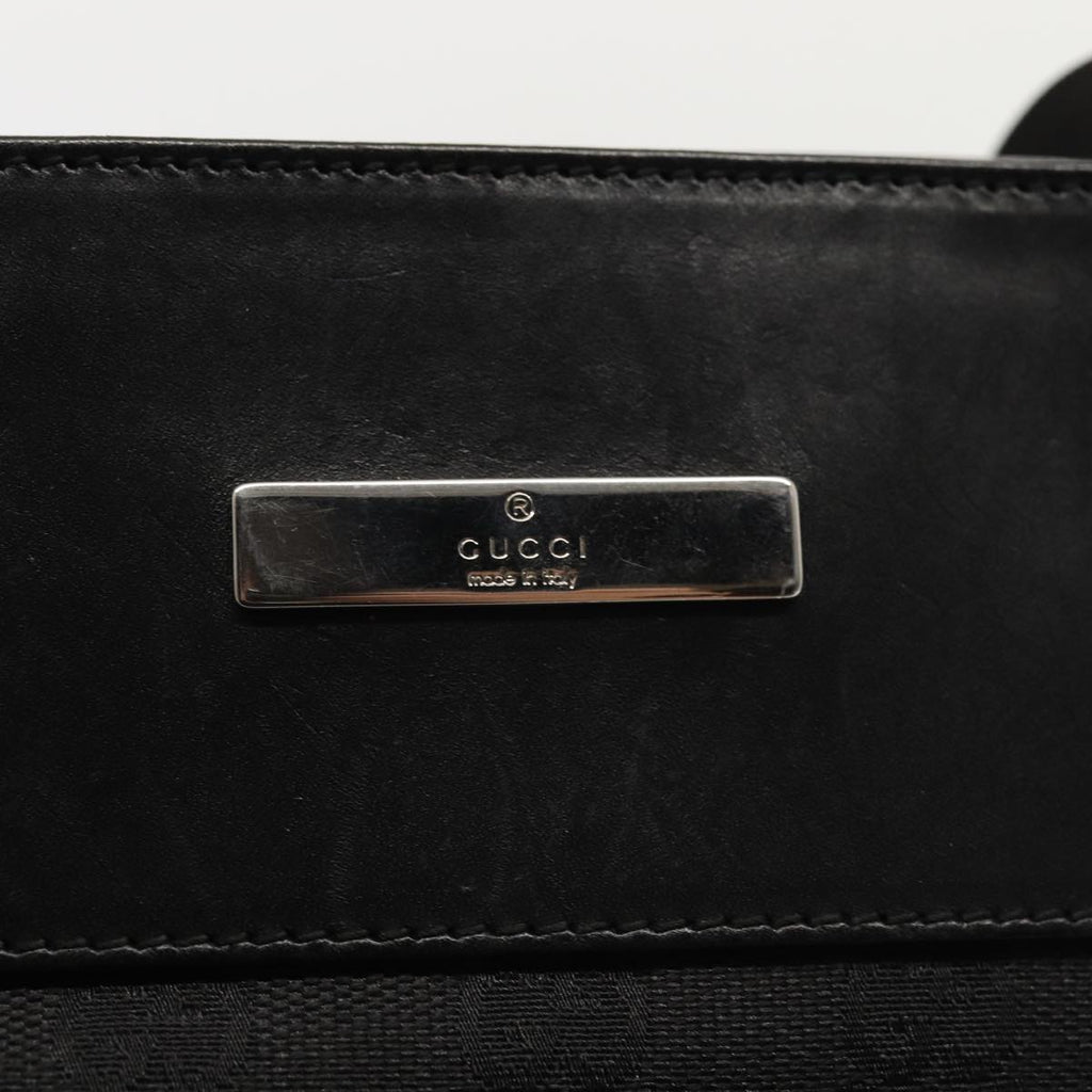 GUCCI GG Canvas Shoulder Bag Black 27639 200047 83704