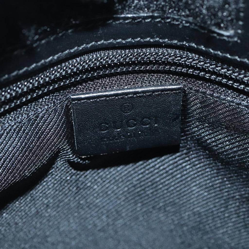 GUCCI GG Canvas Shoulder Bag Black 27639 200047 83704