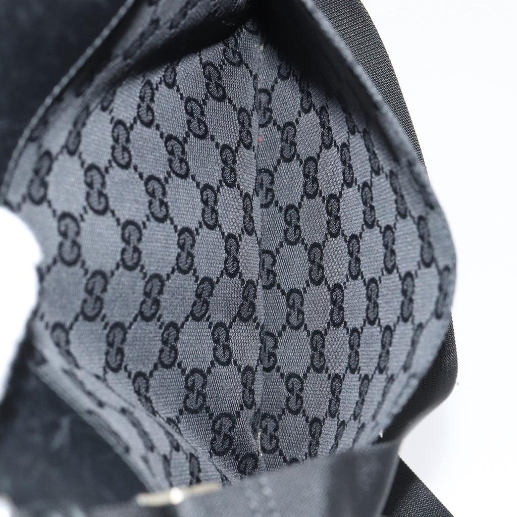 GUCCI GG Canvas Shoulder Bag Black 27639 200047 83704