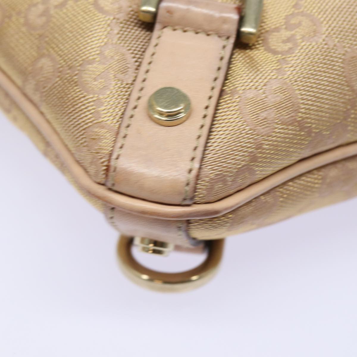 GUCCI GG Canvas Shoulder Bag Pink 131326 83708