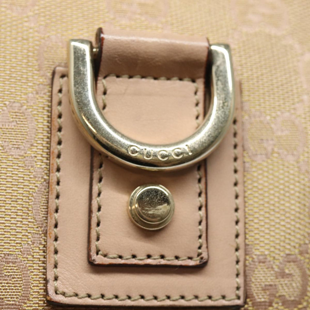 GUCCI GG Canvas Shoulder Bag Pink 131326 83708