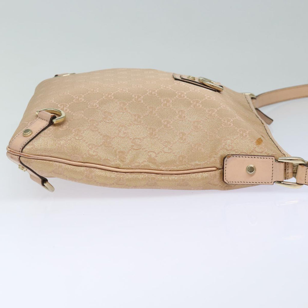GUCCI GG Canvas Shoulder Bag Pink 131326 83708