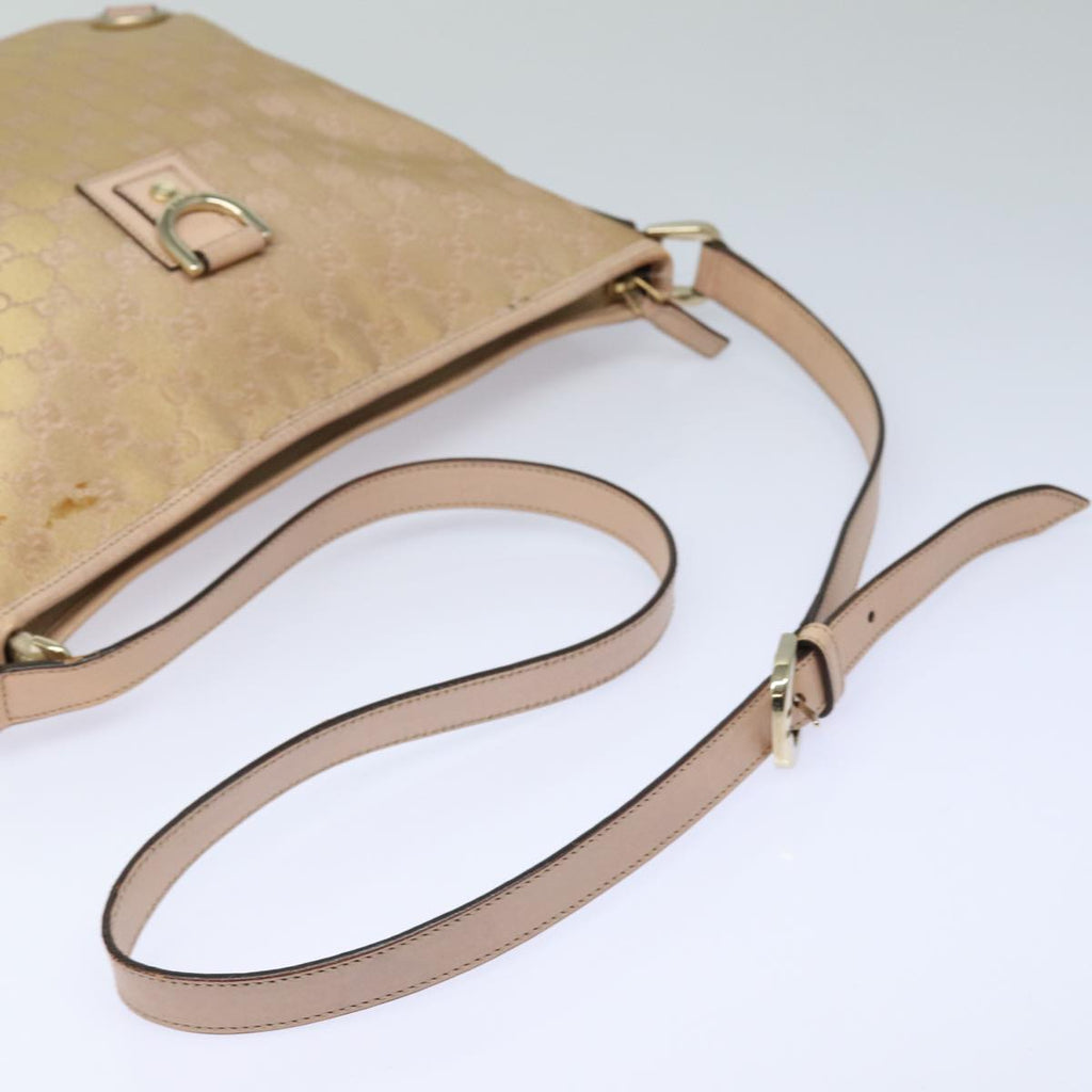 GUCCI GG Canvas Shoulder Bag Pink 131326 83708