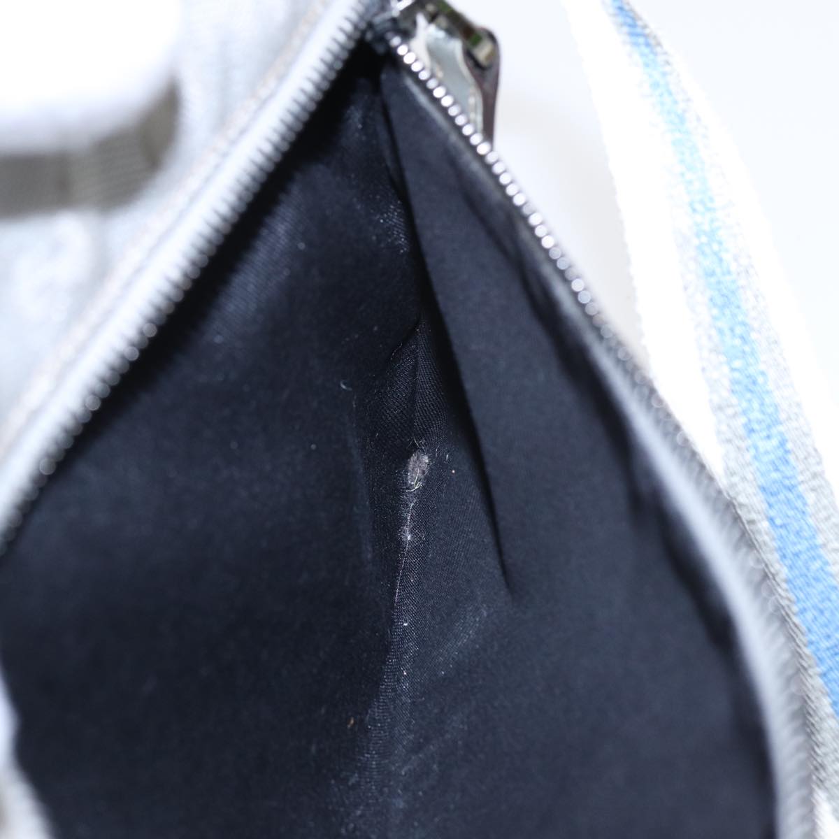 GUCCI GG Canvas Waist bag Silver 28566 83709