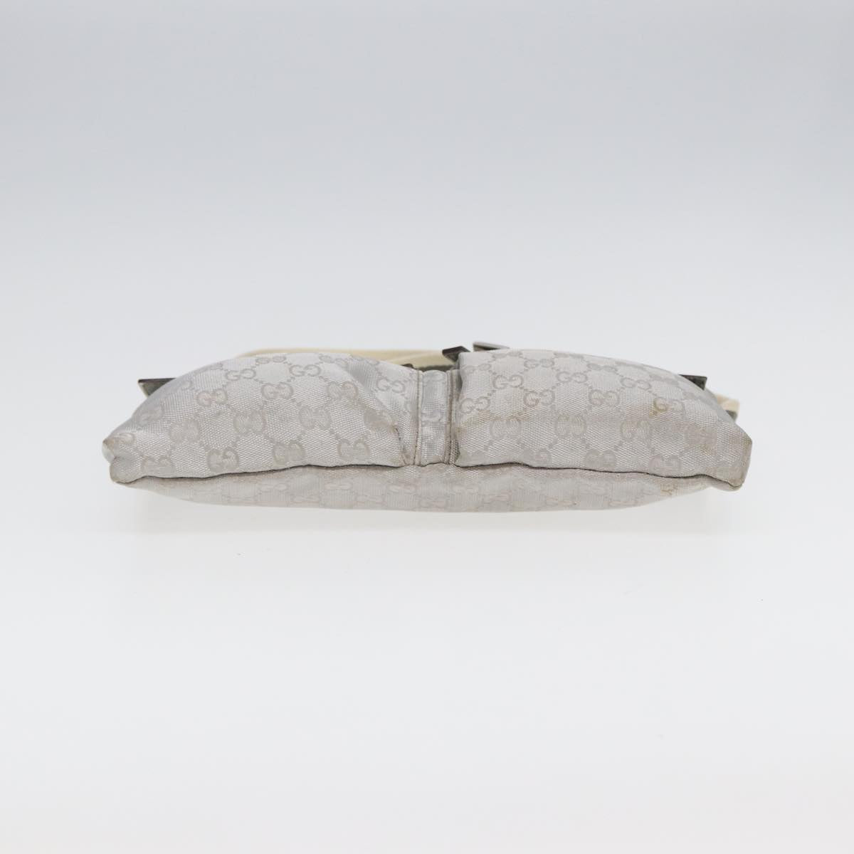 GUCCI GG Canvas Waist bag Silver 28566 83709