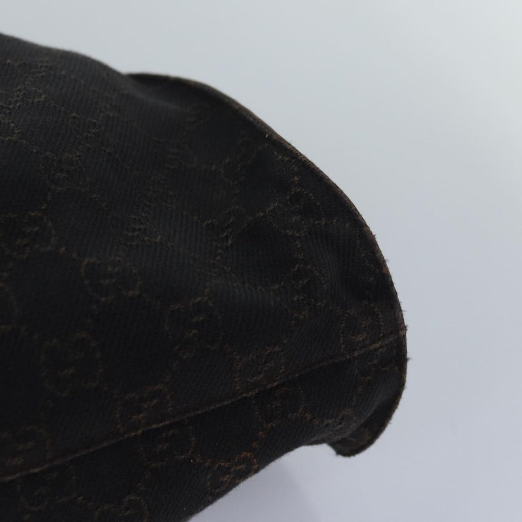 GUCCI GG Canvas Hand Bag Black 76554 83713