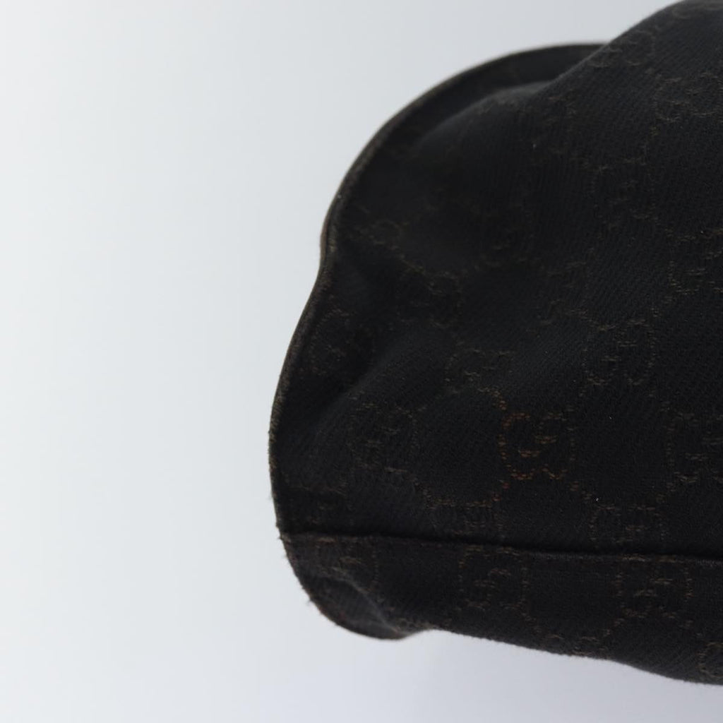 GUCCI GG Canvas Hand Bag Black 76554 83713