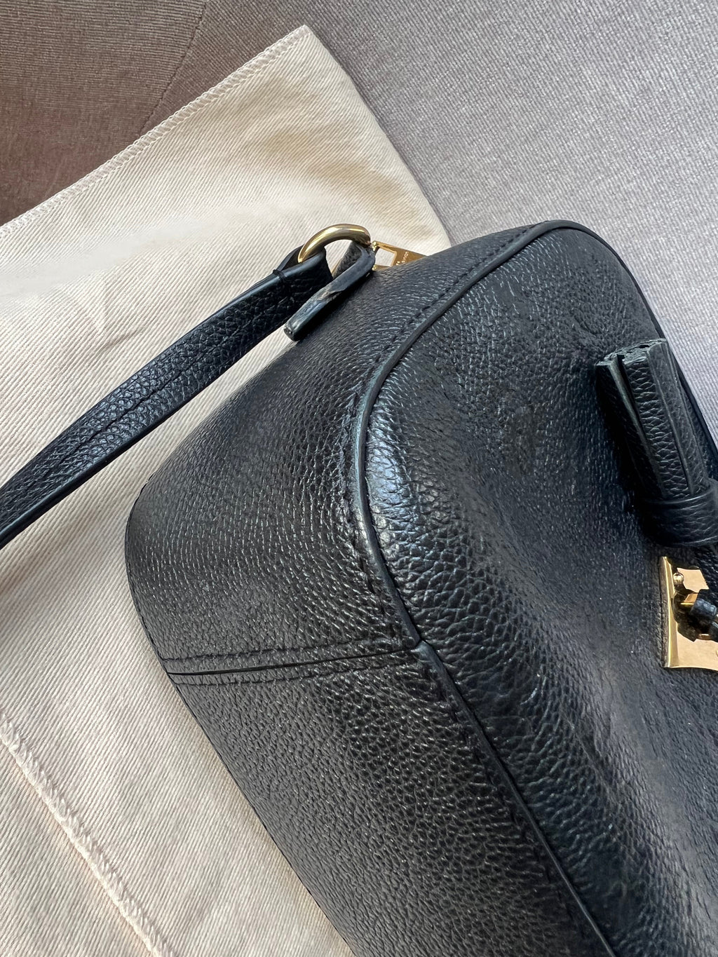 Louis Vuitton Saintonge Black Empreinte (RRP £1520)